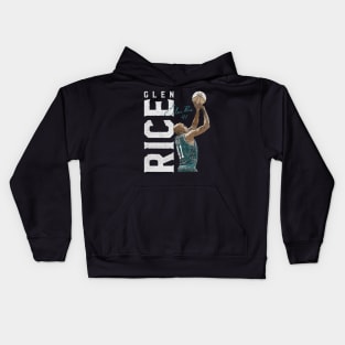 glen rice vertical Kids Hoodie